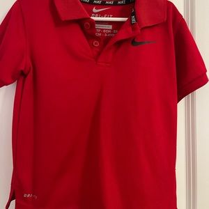 Nike dri fit collared shirt toddlers